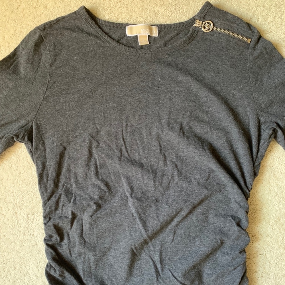 Ruffle long sleeve casual shirt